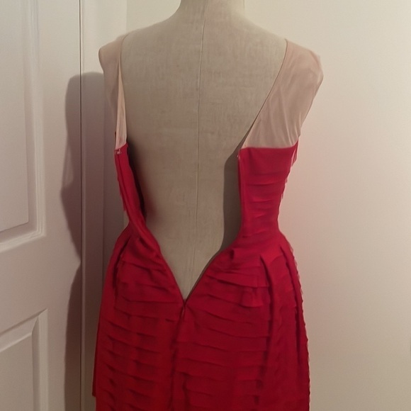 BCBGMAXAZRIA Red Marina Cocktail Dress - Picture 7 of 11